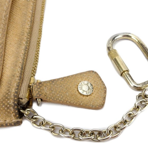 JIMMY CHOO coin star studded beige suede Authentic used - Picture 3 of 8